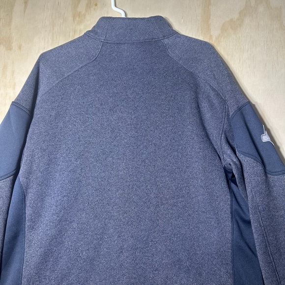 SPYDER Men's Empire Full Zip Fleece Jacket Lined Pockets Gray XL - Picture 11 of 11